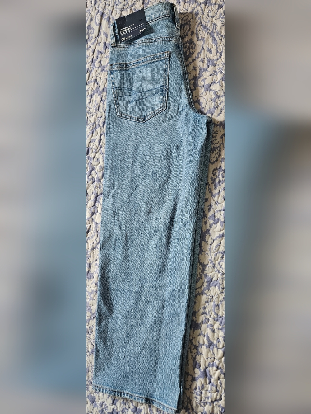 American Eagle Outfitters Light Blue Straight Leg Jeans